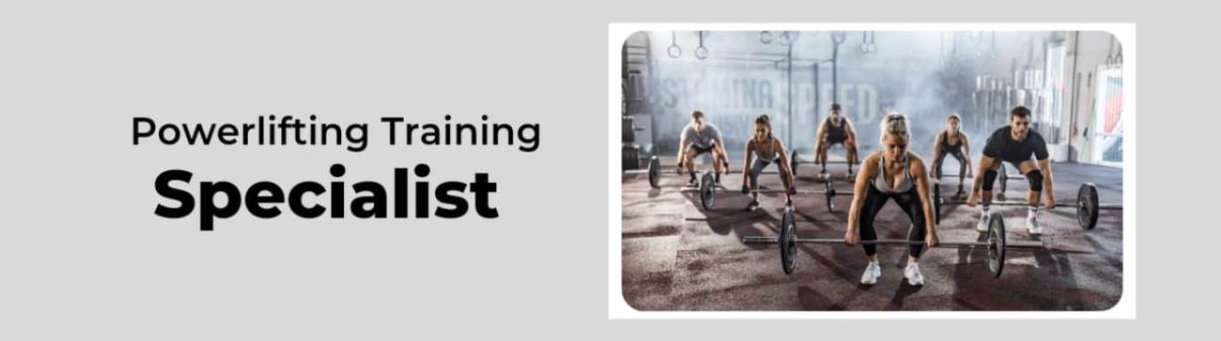 certificate exam powerlifting training specialist set c